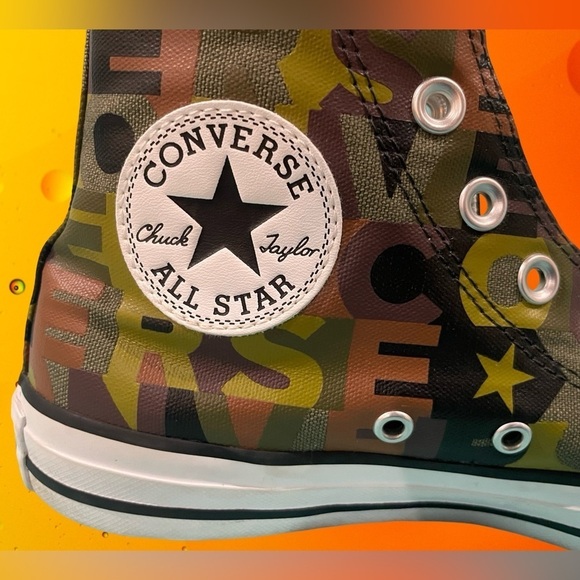 Camo Chuck Taylor Converse All Stars.  Mens size 5, women’s 7 - Picture 4 of 6